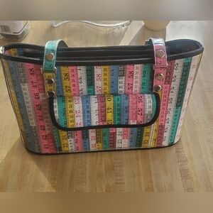 Upcycling By Milo Colorful Ruler Women's Satchel Bag